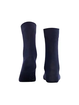 FALKE | Chaussettes SENSITIVE LONDON noir | dunkelblau